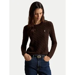 Polo Ralph Lauren Pulover 211971865507 Rjava Slim Fit
