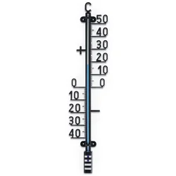 shumee Črn zunanji termometer 41 cm