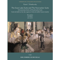 TCHAIKOVSKY:THE SWAN LAKE SUITE AND THE NUTCRACKER SUITE FOR PIANO INTERMEDIATE