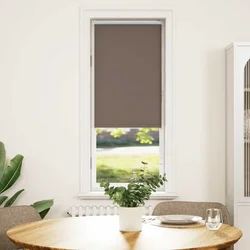 Rolo zavjesa za zamračivanje boje kave 45x130 cm Širina tkanine 40,7 cm Poliester