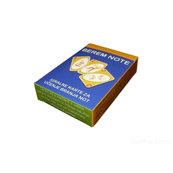 BEREM NOTE SET IGRALNIH KART (VIŠAJI NIŽAJI)