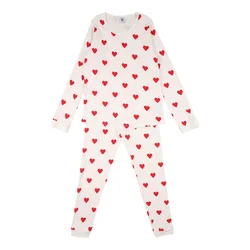 PETIT BATEAU Pižama rdeča/bela