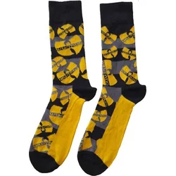 Wu-Tang Clan Nogavice Logos Yellow Black 36-40