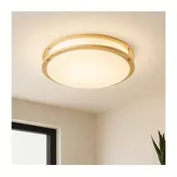 Brilagi - Plafonsko svetlo ELARO 4xE27/40W/230V prečnik 41 cm dekor drveta