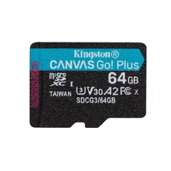 KINGSTON Memorijska kartica U3 V30 microSDXC 64GB Canvas Go Plus 200MB/s A2 SDCG4/64GBSP