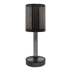 LED punjiva dodirna stona lampa SIMPLE LED/1W/5V 3000-6000K 2400 mAh zadimljena