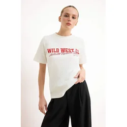 Trendyol Milla Ženska majica TWOSS26TS00082, Bela