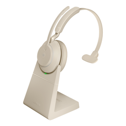 Jabra Evolve2 65, MS Mono Slušalice Obruč za glavu USB Tip-C Bluetooth Bež (26599-899-988)