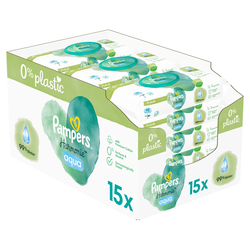 Pampers Harmonie Aqua Vlažne maramice, 15 X 48 komada