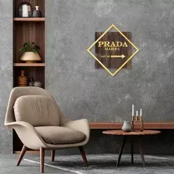 Wallity Zidna dekoracija Fashion, 54 x 54 cm, Zlatne boje