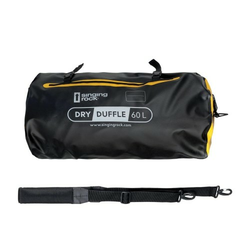 Vodotesna torba Duffle - 60 L, črno/rumena
