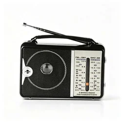 World Receiver Radio - AM/FM/TV/SW + High Sensitivity + Ultra Long Antenna