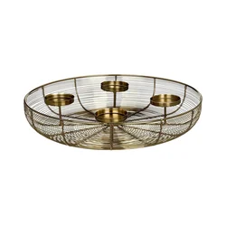 Eglo 422388 - Svećnjak HAGONY prečnika 45 cm zlatna