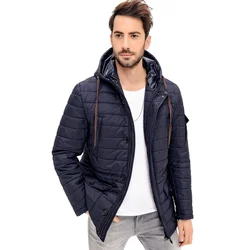 K8638 DEWBERRY MENS COAT-NAVY BLUE-1