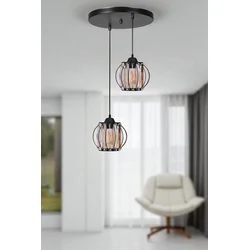Opviq Luster 2608595, Crni