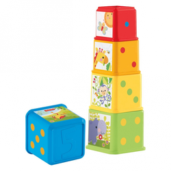 Igračka FISHER PRICE, Stack and Explore Blocks, kocke za slaganje