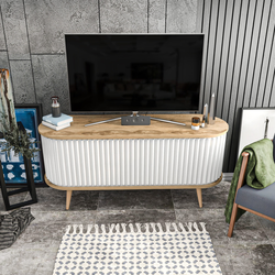 Hanah home TV Komoda Stor Smeđe-Bela