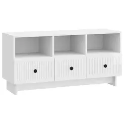 TV ormar s ladicama Bijela visokog sjaja 102 x 34,5 x 50 cm