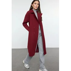 Trendyol Prehoden plašč bordo