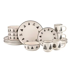 Creatable KOMBINIRANI SERVIS Nordic Christmas Black