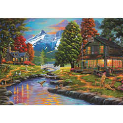 Art puzzle - Puzzle Two Sides and Forest - 2 000 kosov