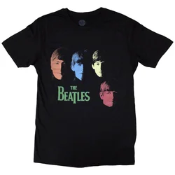 The Beatles Colour Faces Black M Majica