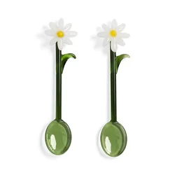 Žlička &k amsterdam flora white 2-pack