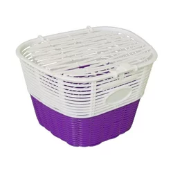 Korpa prednja plastična 144 (sa poklopcem) ljubičasta/bela ( 090064 )