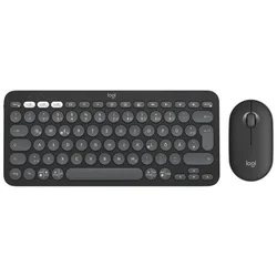 Logitech Bežična tastatura Pebble2 Combo for Mac, Bluetooth, Siva