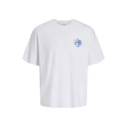 Jack & Jones Junior Majica JORVacation  modra / bela