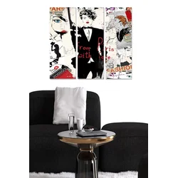 Set slika Wallity MDF9791419, 3 dijela