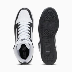 PUMA Rebound Sneakers, White/Black/Shadow Grey