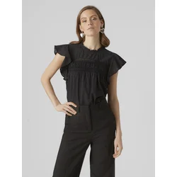 VERO MODA Bluza TRINE, črna