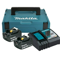 Makita Punjač i baterija Power Source Kit (2 baterije, 18 V, Litij-ionska, 3 Ah)