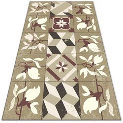 Decormat Zunanja preproga Ploščice magnolije 140x210 cm