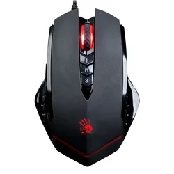 A4TECH Gaming miš, Žični, Crni