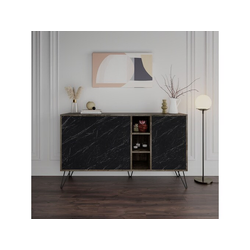 Hanah Home Konzolna komoda Clara - Dark Brovn, Bendir