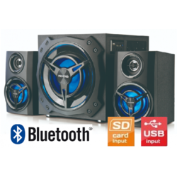 MICROLAB Microlab T11 Aktivni drveni zvucnici 2.1 42WRMS(26W, 2x8W) SD, USB, Bluetooth, 3.5m RGB light