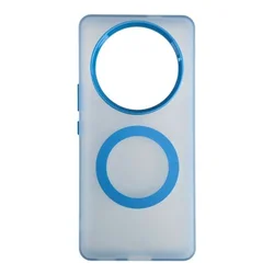 Silikonska futrola Magsafe FLURO COLOR za Honor Magic 8 Lite/ plava
