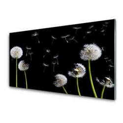 tulup.si Steklena slika Dandelion 120x60 cm 4 obešalnika