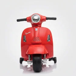 Električna Vespa skuter za decu, Crvena