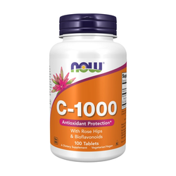 Vitamin C NOW s citrusima, 1000mg (100 tableta)