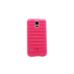 Maska silikonska Rib za Samsung I9600 S5/G900 pink