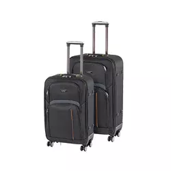Komplet kovčkov TraveLux Light IV na kolesih črne barve
