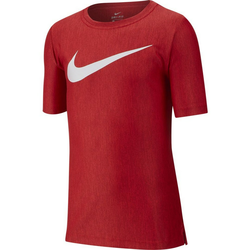Nike B NK DRY SS TOP, dečja majica za fitnes, crvena