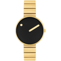 Picto 34087-2914 Brushed Gold 34mm 5ATM