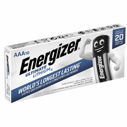 Energizer Micro (AAA)-baterija Lithium Energizer Ultimate Industrial LR03 1.5 V 10 kosov
