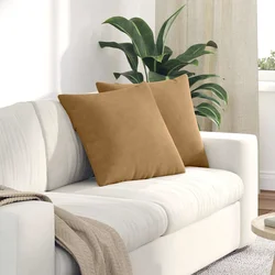 Jastučići za sofu 2 pcs Smeđa 50 x 50 cm Kordura tekstil