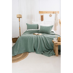 Lessentiel Maison Set Prekrivač i jastučnice Julia, 240x260 cm, Zeleni