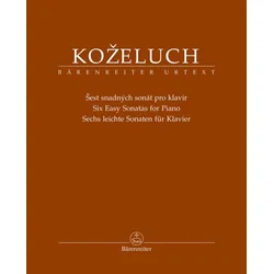 KOŽELUCH:SIX EASY SONATAS FOR PIANO